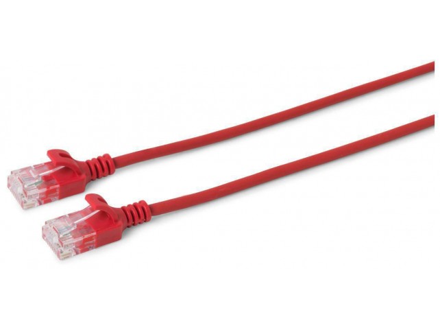 MicroConnect U/UTP CAT6 2M Red Slim,  Unshielded Network Cable,