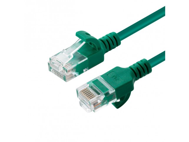 MicroConnect U/UTP CAT6A Slim 1.5M Green  Unshielded Network Cable,