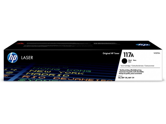 HP 117A Black Laser Toner  Cartridge