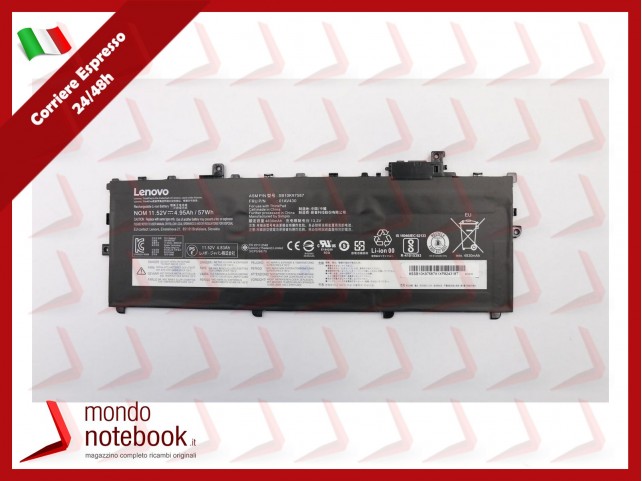 Batteria Originale LENOVO ThinkPad X1 Carbon (5th gen., 6th gen.) Batteria Originale LENOVO ThinkPad X1 Carbon (5th gen., 6th gen.)