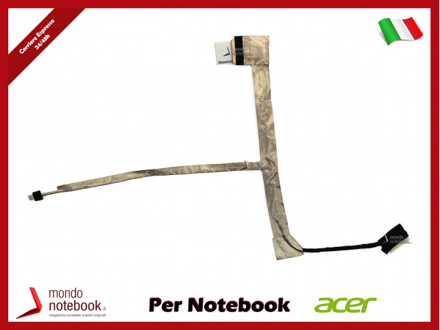 Cavo Flat LCD ACER Aspire 5738Z 5738G 5738 5536 5738ZG (Versione Pannello LED) Cavo Flat LCD ACER Aspire 5738Z 5738G 5738 5536 5738ZG (Versione Pannello LED)