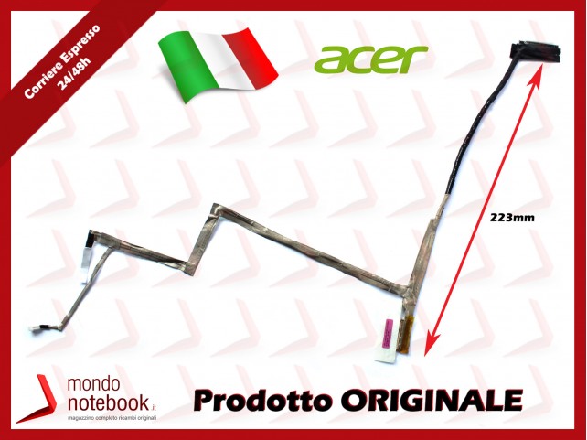 Cavo Flat LCD ACER Aspire V5-531G V5-571G - 223mm (No Touch) VM51 Cavo Flat LCD ACER Aspire V5-531G V5-571G - 223mm (No Touch) VM51