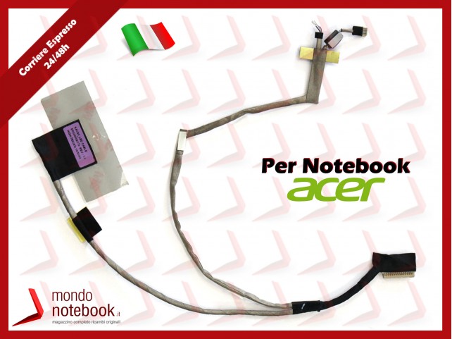 Cavo Flat LCD ACER One D255 D260 KAV60 KAV80 Gateway Lt20 Cavo Flat LCD ACER One D255 D260 KAV60 KAV80 Gateway Lt20