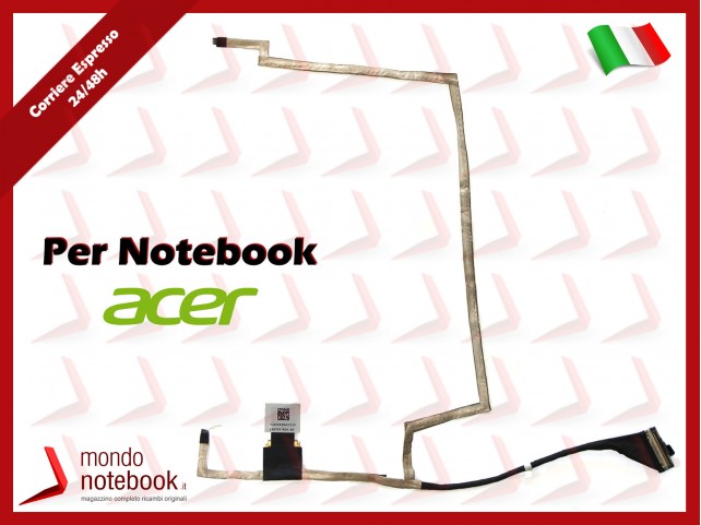 Cavo Flat LCD ACER V3-472P E5-471P E5-411P E5-421P (Versione Touch) Cavo Flat LCD ACER V3-472P E5-471P E5-411P E5-421P (Versione Touch)