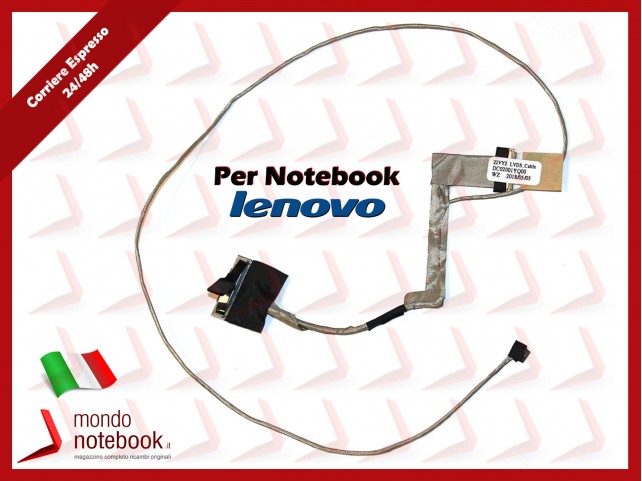 Cavo Flat LCD LENOVO IdeaPad Y50-70 - Versione No Touch - 30 Pin Cavo Flat LCD LENOVO IdeaPad Y50-70 - Versione No Touch - 30 Pin
