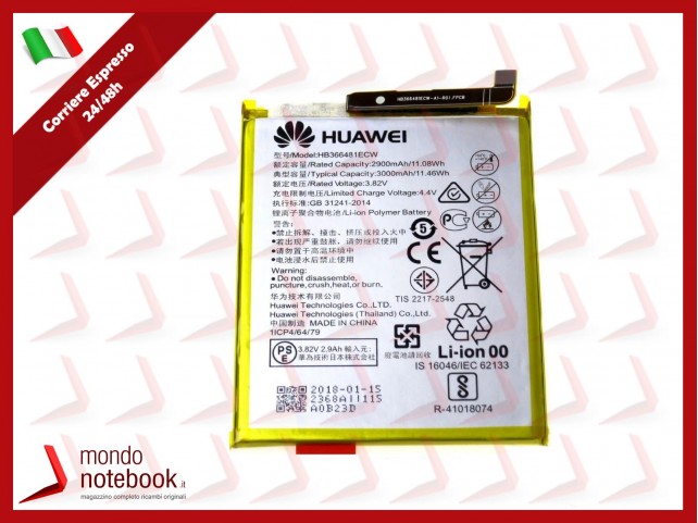Batteria Originale Huawei P8 P9 P10 P20 Lite P Smart Honor 8 Batteria Originale Huawei P8 P9 P10 P20 Lite P Smart Honor 8