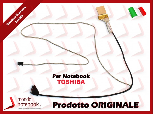 Cavo Flat LCD TOSHIBA Satellite C650 C655 C650D C655D (Con Connettore Camera) Cavo Flat LCD TOSHIBA Satellite C650 C655 C650D C655D (Con Connettore Camera)