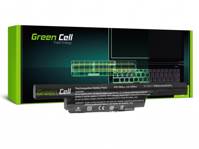 Batteria Compatibile Alta Qualità ACER Aspire E15 E5-575 F15 F5-573 F5-573G - 11,1V 5600mAh - AS16B5J Batteria Compatibile Alta Qualità ACER Aspire E15 E5-575 F15 F5-573 F5-573G - 11,1V 5600mAh - AS16B5J