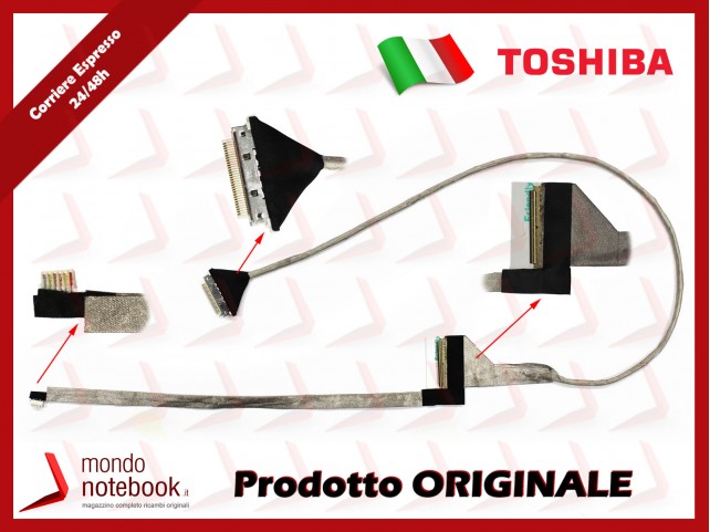 Cavo Flat LCD TOSHIBA Satellite C660 C660D C665 C665D P750 P755 DC02001BG10 Versione 2 Cavo Flat LCD TOSHIBA Satellite C660 C660D C665 C665D P750 P755 DC02001BG10 Versione 2