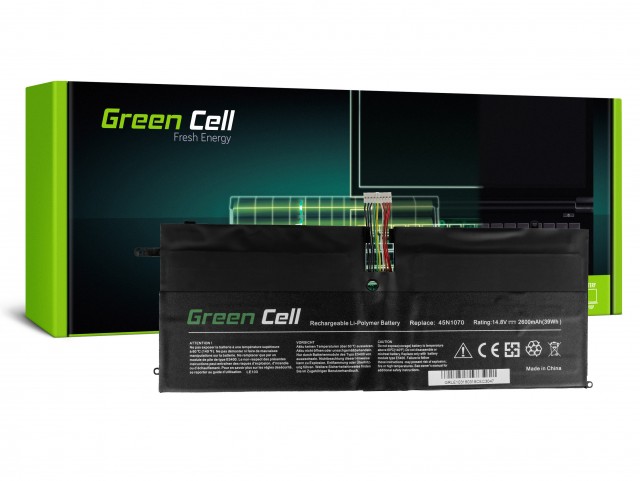 Green Cell Batteria per Lenovo ThinkPad X1 Carbon 1 Gen 3443 3444 3446 3448 3460 3462 3463 / 14,4V 2600mAh Green Cell Batteria per Lenovo ThinkPad X1 Carbon 1 Gen 3443 3444 3446 3448 3460 3462 3463 / 14,4V 2600mAh
