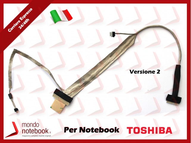 Cavo Flat LCD TOSHIBA Satellite L500 L500D L505 L505D (Versione 2) Cavo Flat LCD TOSHIBA Satellite L500 L500D L505 L505D (Versione 2)