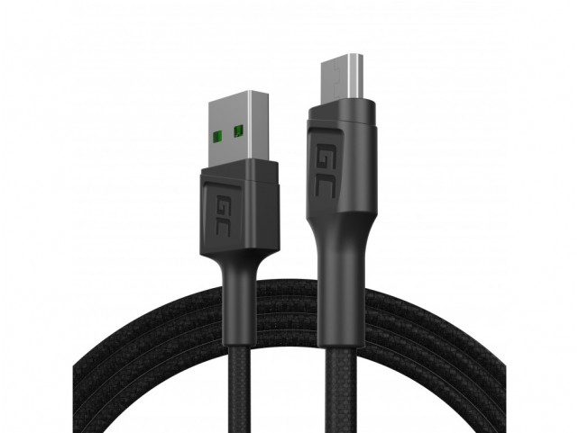 Green Cell Cable GC PowerStream USB-A - Micro USB 1,20 mt Ultra Charge, QC 3.0 Green Cell Cable GC PowerStream USB-A - Micro USB 1,20 mt Ultra Charge, QC 3.0