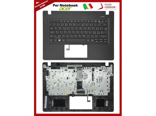 Tastiera con Top Case ACER TravelMate TMP236-M P236 P236-M (NERA) Italiana Tastiera con Top Case ACER TravelMate TMP236-M P236 P236-M (NERA) Italiana