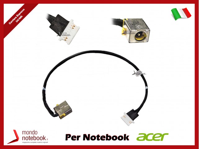 Connettore di Alimentazione DC Power Jack PJ849 ACER Aspire E1-522 EasyNote TE69KB Connettore di Alimentazione DC Power Jack PJ849 ACER Aspire E1-522 EasyNote TE69KB