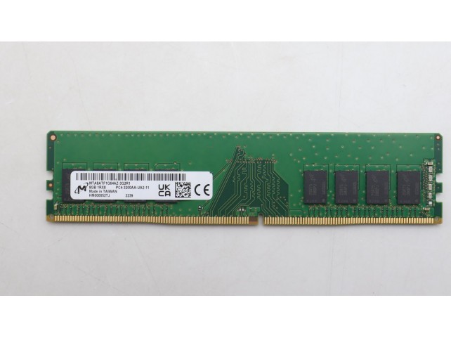 MEMORY UDIMM,8GB, DDR4,3200 ,Micron MEMORY UDIMM,8GB, DDR4,3200 ,Micron