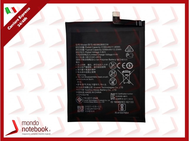 BATTERIA HB386280ECW PER HUAWEI HONOR 9 GLORY STF-L09 AL00 AL10 - HUAWEI HONOR P10 VTR L09 AL00 L10 BATTERIA HB386280ECW PER HUAWEI HONOR 9 GLORY STF-L09 AL00 AL10 - HUAWEI HONOR P10 VTR L09 AL00 L10