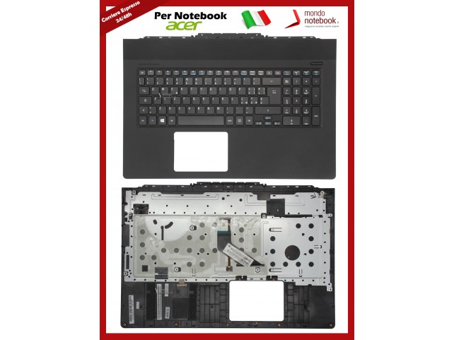 Tastiera con Top Case ACER Aspire VN7-791G (NERA) Italiana Retroilluminata Tastiera con Top Case ACER Aspire VN7-791G (NERA) Italiana Retroilluminata