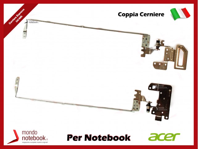 Cerniere Hinges ACER Aspire E5-511 E5-521 E5-531 E5-551 E5-571 V3-572 (COPPIA) Cerniere Hinges ACER Aspire E5-511 E5-521 E5-531 E5-551 E5-571 V3-572 (COPPIA)