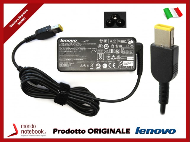 Alimentatore Originale Lenovo Thinkpad 45W 20V 2,25A (4,5mm x 11mm) 3P Alimentatore Originale Lenovo Thinkpad 45W 20V 2,25A (4,5mm x 11mm) 3P