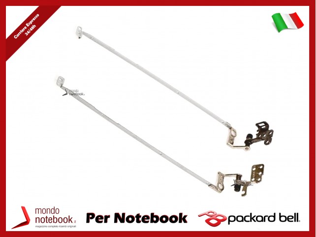 Cerniere Hinges PACKARD BELL EasyNote TS44HR TS11 Series (COPPIA) Cerniere Hinges PACKARD BELL EasyNote TS44HR TS11 Series (COPPIA)