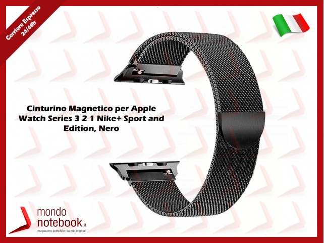 Cinturino per Apple Watch Series 3, Series 2, Series 1, Sport , Edition, M/L Size (Black) 38/40 mm Cinturino per Apple Watch Series 3, Series 2, Series 1, Sport , Edition, M/L Size (Black) 38/40 mm