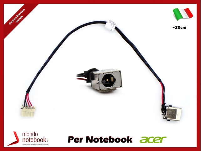 Connettore di Alimentazione DC Power Jack ACER Aspire A315-21 A315-21G A315-31 (~20 Cm) Connettore di Alimentazione DC Power Jack ACER Aspire A315-21 A315-21G A315-31 (~20 Cm)