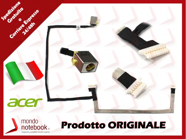 Connettore di Alimentazione DC Power Jack ACER S3-331 S3-371 S3-391 S3-951 Connettore di Alimentazione DC Power Jack ACER S3-331 S3-371 S3-391 S3-951
