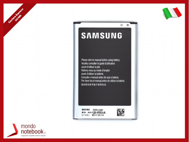 BATTERIA EB-B800BE B800BC PER SAMSUNG GALAXY NOTE 3 SM N9005 N9000 3200 MAh BATTERIA EB-B800BE B800BC PER SAMSUNG GALAXY NOTE 3 SM N9005 N9000 3200 MAh