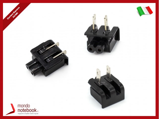 Adattatore Plug per Alimentatori ASUS Spina UK / Bipolare (Nero) Adattatore Plug per Alimentatori ASUS Spina UK / Bipolare (Nero)
