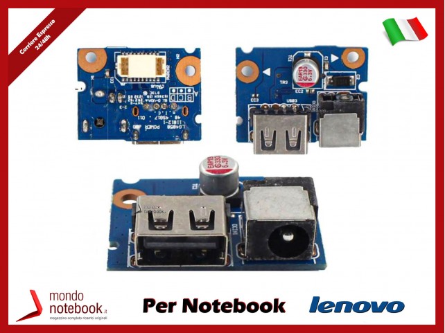 DC USB Board Alimentazione LENOVO G480 G485 G580 LG4858 DC USB Board Alimentazione LENOVO G480 G485 G580 LG4858