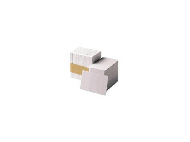 Zebra PVC, White Cards, 500 cards  30 mil, 0,76mm