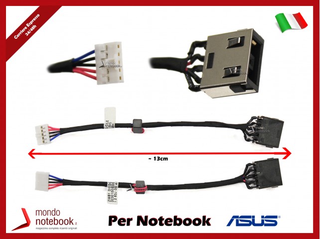 Connettore di Alimentazione DC Power Jack LENOVO PJ961 Ideapad B50-45 (13 Cm) Connettore di Alimentazione DC Power Jack LENOVO PJ961 Ideapad B50-45 (13 Cm)