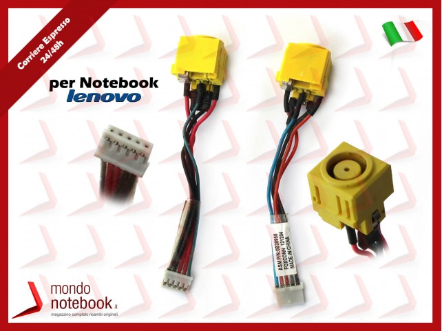 Connettore di Alimentazione DC Power Jack LENOVO ThinkPad T410 T420 T430 (5 Pin) Connettore di Alimentazione DC Power Jack LENOVO ThinkPad T410 T420 T430 (5 Pin)