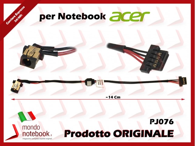 Connettore di Alimentazione DC Power Jack PJ603 ACER Aspire S5-391 Connettore di Alimentazione DC Power Jack PJ603 ACER Aspire S5-391