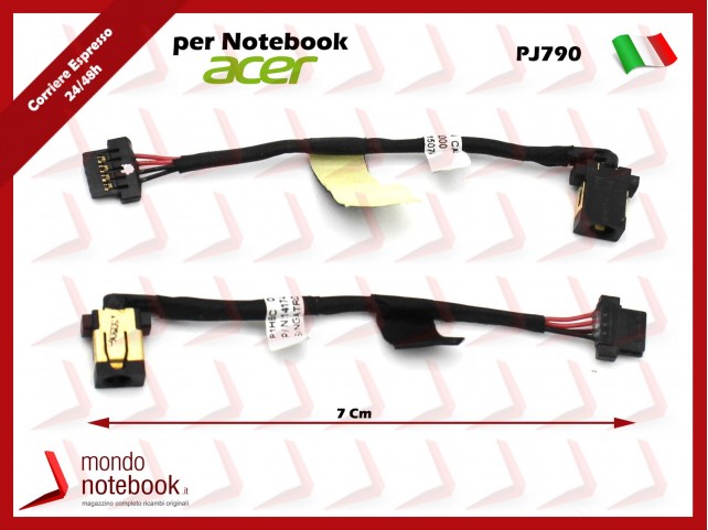 Connettore di Alimentazione DC Power Jack PJ790 ACER Aspire Switch 10 SW5-011 Connettore di Alimentazione DC Power Jack PJ790 ACER Aspire Switch 10 SW5-011