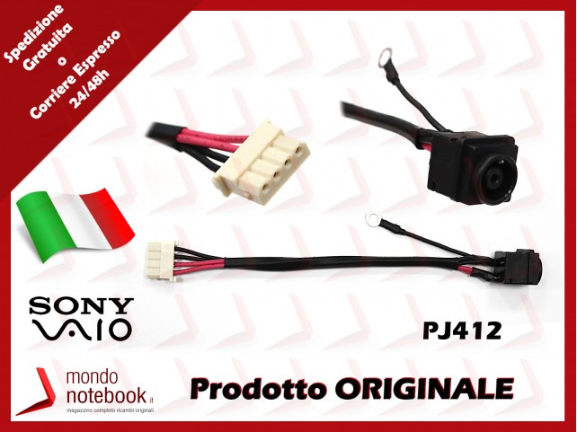 Connettore di Alimentazione DC Power Jack SONY PJ412 VPC-EH Connettore di Alimentazione DC Power Jack SONY PJ412 VPC-EH
