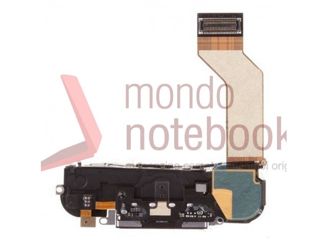 Connettore di Ricarica Apple + Speaker+ Antenna iPhone 4S Charging Block Connector Flex (NERO) Connettore di Ricarica Apple + Speaker+ Antenna iPhone 4S Charging Block Connector Flex (NERO)
