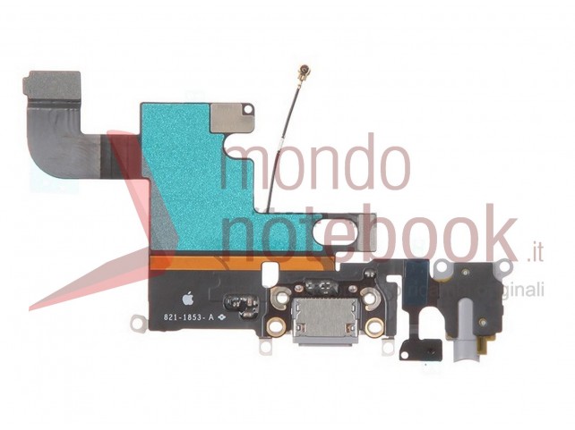 Connettore di Ricarica Apple iPhone 6 Charging Port Flex Cable (Dark Gray) Connettore di Ricarica Apple iPhone 6 Charging Port Flex Cable (Dark Gray)
