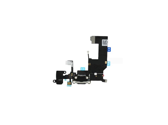 DC Power Board Connettore Ricarica Alimentazione FLEX con Microfono iPhone 5 NERO - BLACK DC Power Board Connettore Ricarica Alimentazione FLEX con Microfono iPhone 5 NERO - BLACK