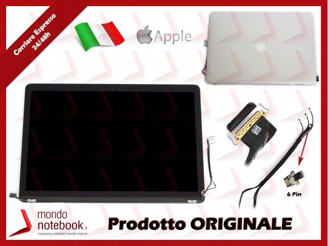 Display Completo Apple MacBook Retina 15'' A1398 (2012) 15'' - 6 Pin Display Completo Apple MacBook Retina 15'' A1398 (2012) 15'' - 6 Pin