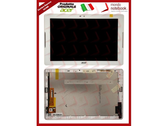 Display Completo di Touchscreen e cornice Originale Acer Iconia B3-A32 Bianco Display Completo di Touchscreen e cornice Originale Acer Iconia B3-A32 Bianco