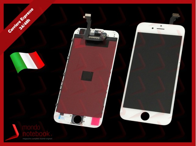 Display LCD con Touch Screen Compatibile per APPLE Iphone 6 (BIANCO) A Display LCD con Touch Screen Compatibile per APPLE Iphone 6 (BIANCO) A