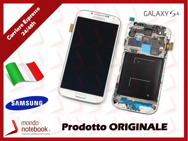 Display LCD con Touch Screen Originale SAMSUNG Galaxy S4 GT-i9505 (Bianco) Display LCD con Touch Screen Originale SAMSUNG Galaxy S4 GT-i9505 (Bianco)