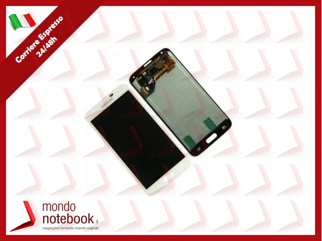 Display LCD con Touch Screen Originale SAMSUNG Galaxy S5 SM-G900F (Bianco) Display LCD con Touch Screen Originale SAMSUNG Galaxy S5 SM-G900F (Bianco)