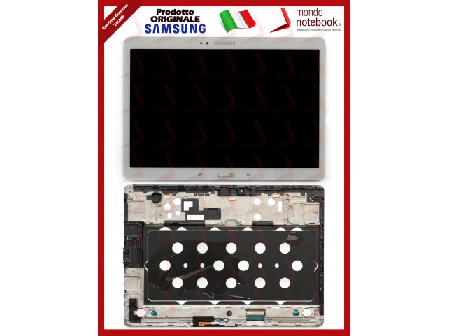 Display LCD con Touch Screen Originale SAMSUNG Galaxy Tab S SM-T800 (bianco) 10.5 Display LCD con Touch Screen Originale SAMSUNG Galaxy Tab S SM-T800 (bianco) 10.5