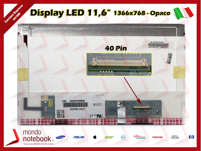 Display LED 11,6 Display LED 11,6