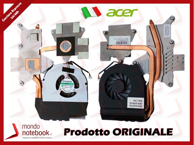 Dissipatore e Ventola Heatsink Fan CPU ACER Aspire 5738G 5738ZG (Versione 2) Dissipatore e Ventola Heatsink Fan CPU ACER Aspire 5738G 5738ZG (Versione 2)