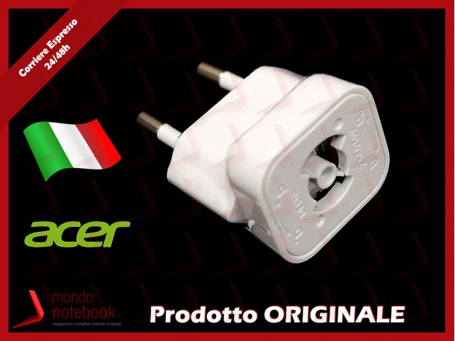 PLUG per Alimentatore Originale ACER Tablet Iconia W510 W511 SW5-012P Switch 10/11 (BIANCO) PLUG per Alimentatore Originale ACER Tablet Iconia W510 W511 SW5-012P Switch 10/11 (BIANCO)