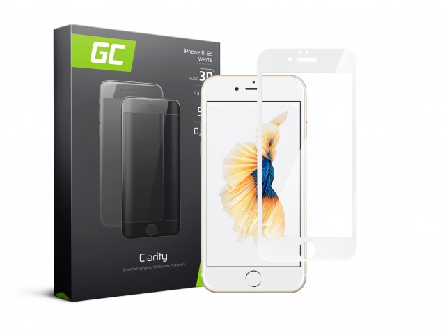 Pellicola Vetro Temperato per Apple iPhone 6 6S - White Pellicola Vetro Temperato per Apple iPhone 6 6S - White