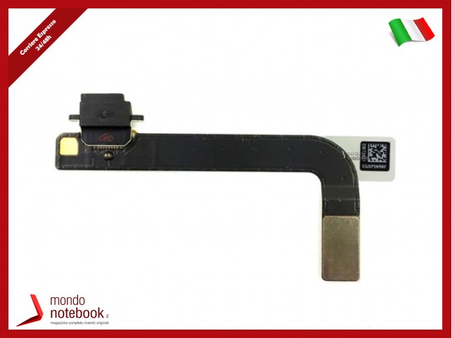 CONNETTORE RICARICA APPLE IPAD 4 A1458 A1459 A1460 DOCK CARICA FLAT FLEX NERO CONNETTORE RICARICA APPLE IPAD 4 A1458 A1459 A1460 DOCK CARICA FLAT FLEX NERO